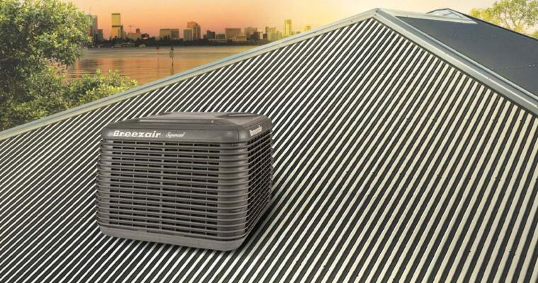 Breezair evaporative cooling unit - perfect for Geelong homes