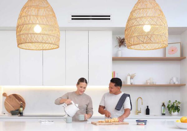 Daikin bulkhood air conditioner for Geelong home