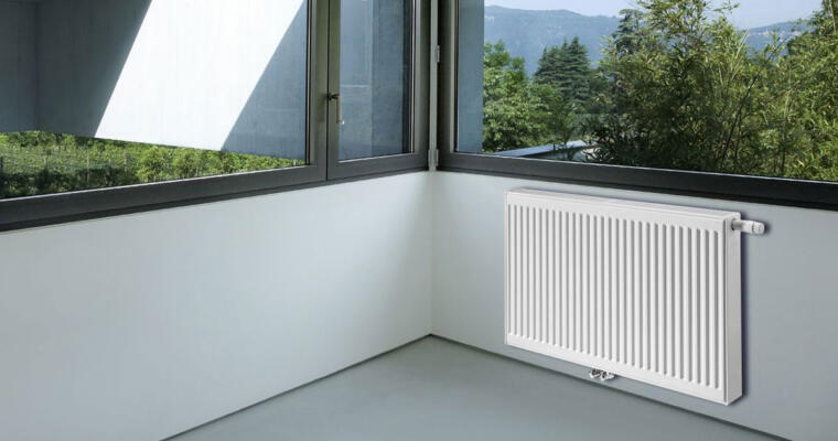 Hydronic heater in corner of room, perfect for Geelong homes